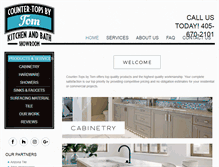 Tablet Screenshot of countertopsbytom.com